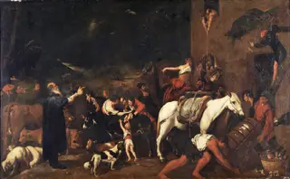 Partida de Jacob con sus rebaños