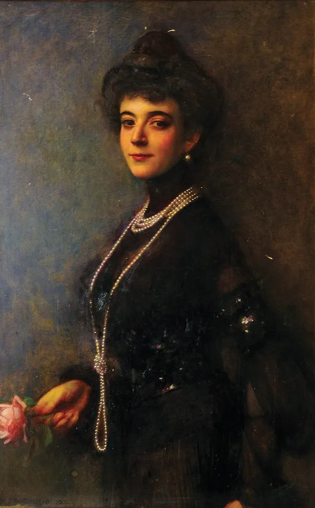 Portrait of a woman, by Pascal Dagnan-Bouveret, oil, 1901