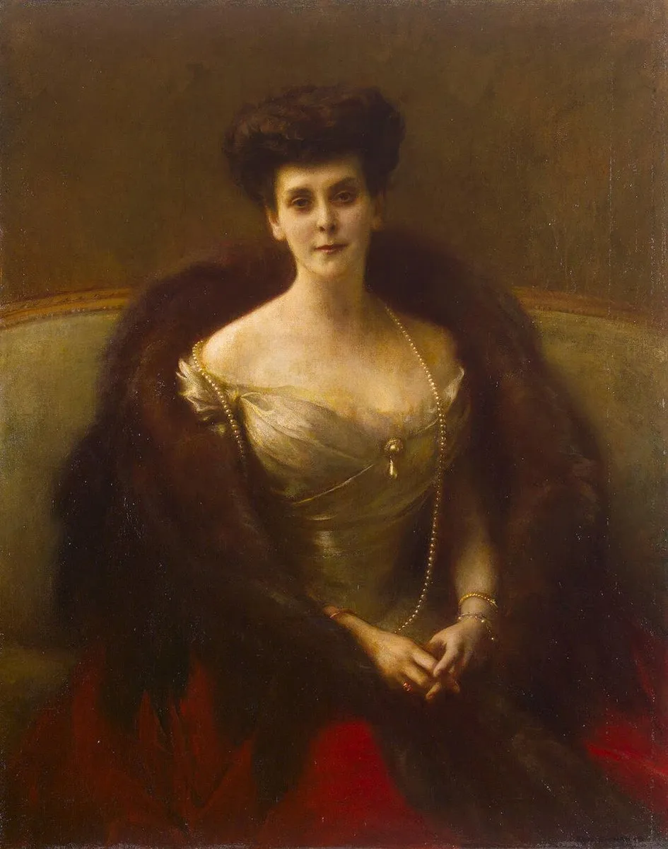 Portrait of Countess Gogonfelsen (Princess Olga Paley), by Pascal Dagnan-Bouveret, oil, 1902