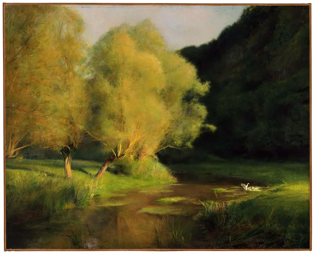 Willows by a Stream, by Pascal Dagnan-Bouveret