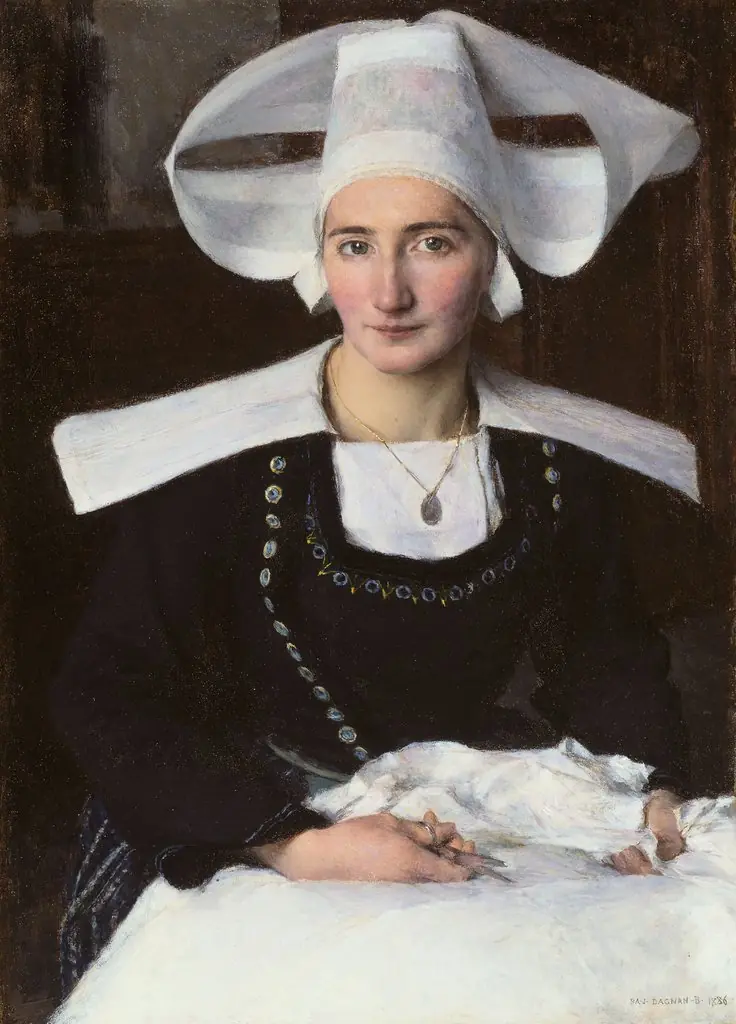Woman from Brittany, by Pascal Dagnan-Bouveret