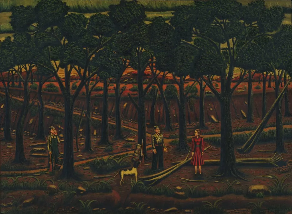 Untitled, by Patrick J. Sullivan, oil, 1940