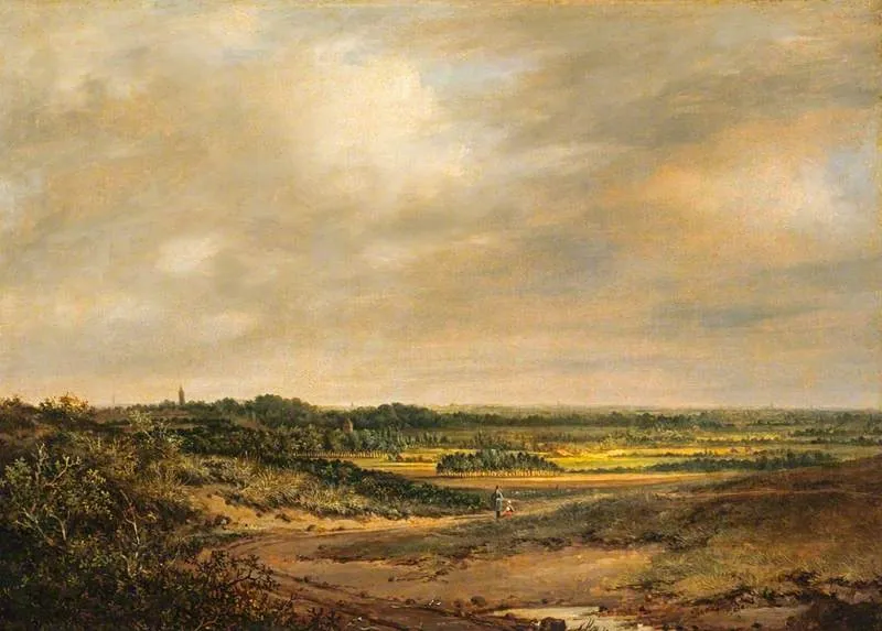 An English Landscape, by Patrick Nasmyth, oil, 1830