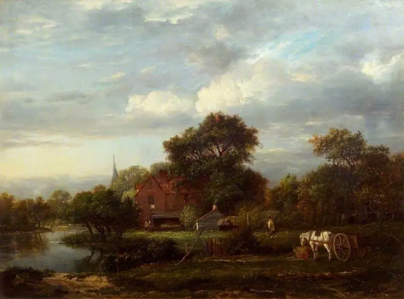 Landscape with a Cottage and a Brook, by Patrick Nasmyth