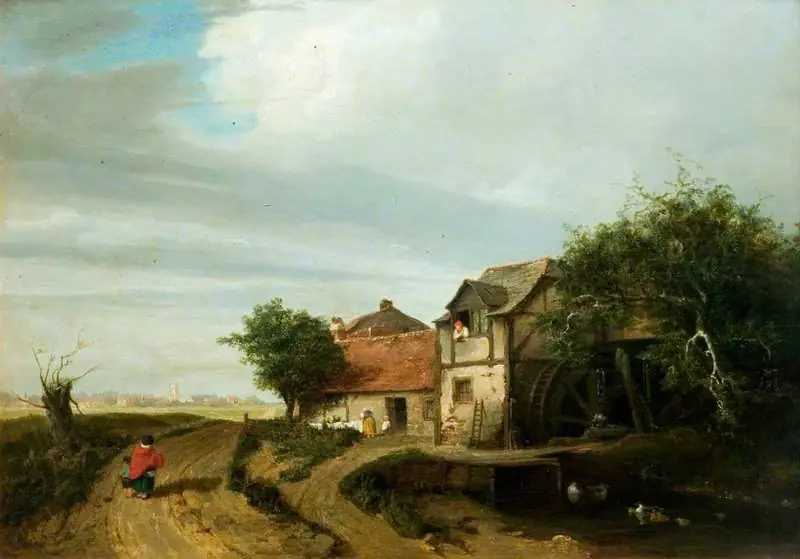 Landscape with a Cottage and a Water-Wheel, by Patrick Nasmyth