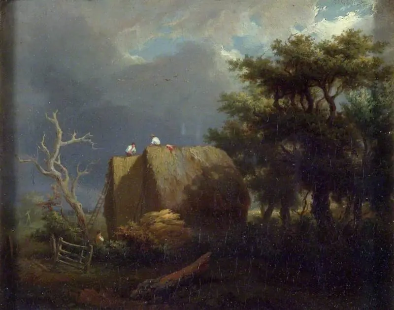 Landscape with a Haystack, by Patrick Nasmyth