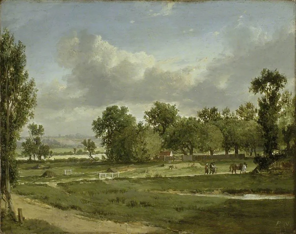 Woody Landscape, by Patrick Nasmyth, oil, 1819