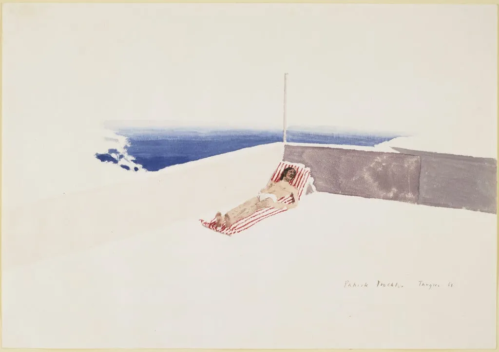 Untitled, by Patrick Procktor, watercolor, 1968