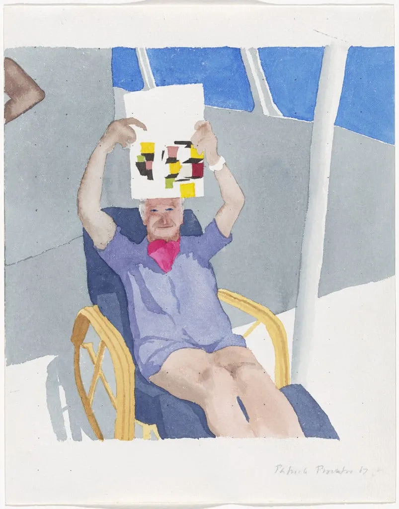 Untitled, by Patrick Procktor, watercolor, 1967