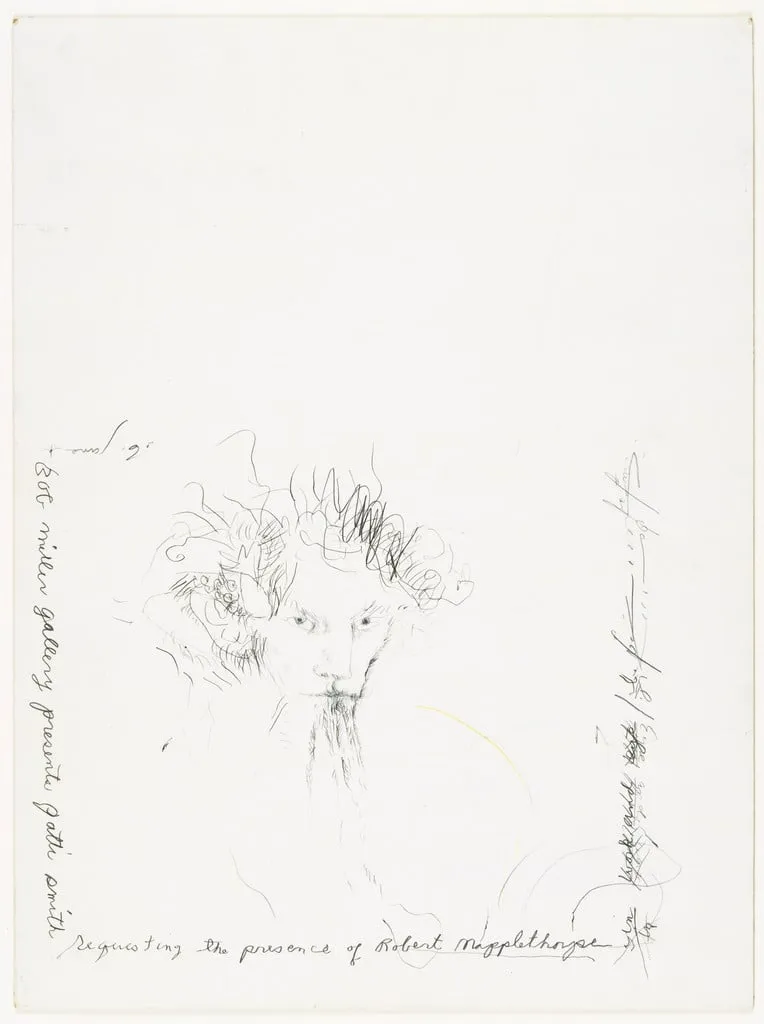Untitled, by Patti Smith, graphite, 1978
