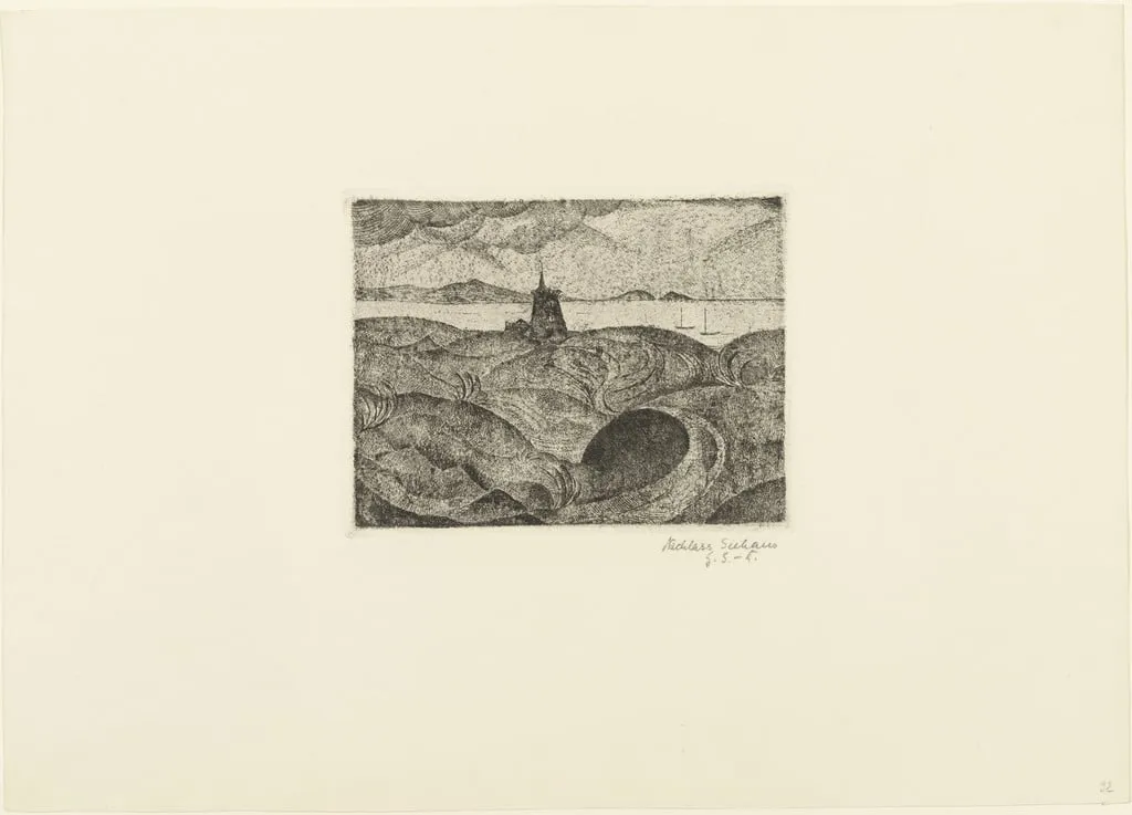 Untitled, by Paul Adolf Seehaus, ink, 1916