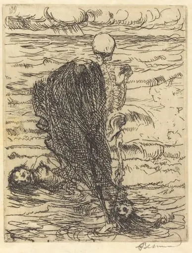 Cast of a Net (Le coup de filet), by Paul-Albert Besnard