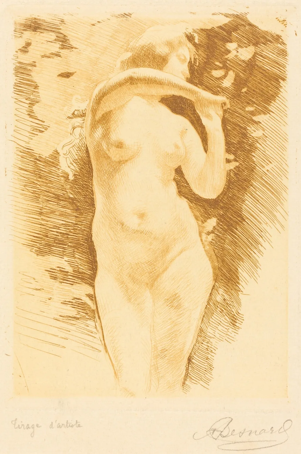 Eve, by Paul-Albert Besnard, ink, 1896