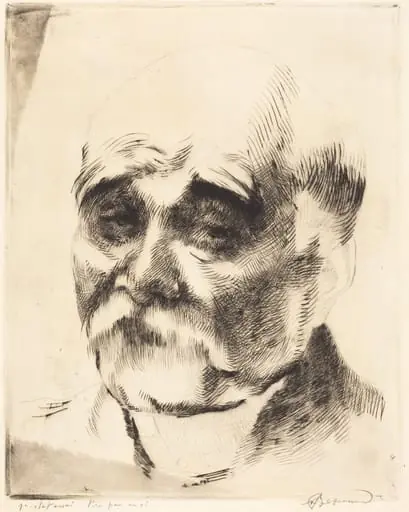 Georges Clemenceau, by Paul-Albert Besnard