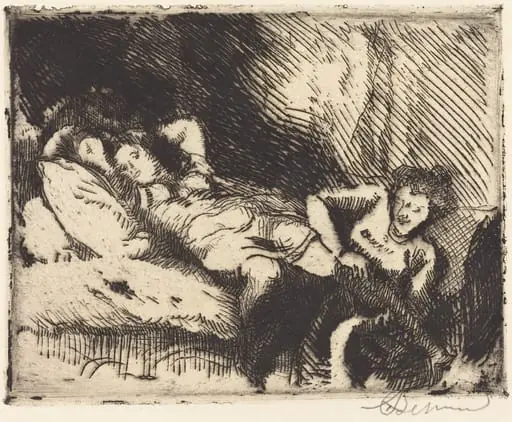 Going to Bed (Le coucher), by Paul-Albert Besnard
