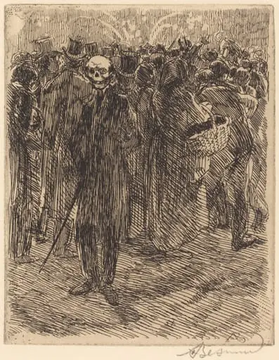 In the Crowd (Dans la foule), by Paul-Albert Besnard