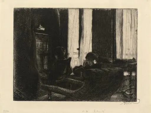Intimacy (Intimité), by Paul-Albert Besnard