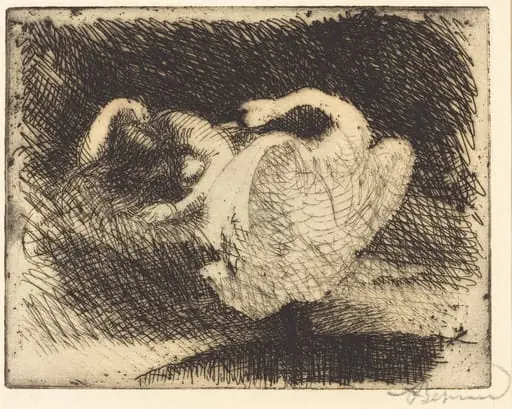 Leda Sleeping (Léda s'endort), by Paul-Albert Besnard