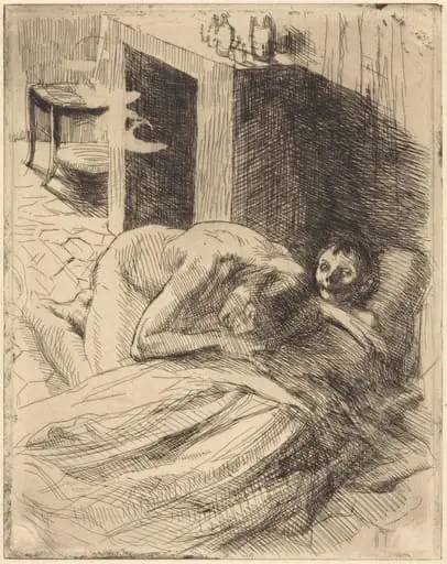 Misery (La Misère), by Paul-Albert Besnard