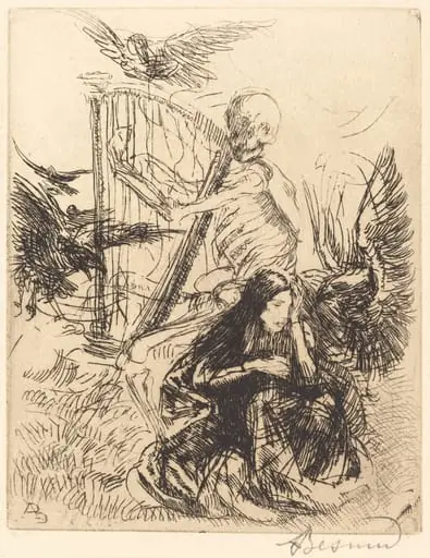 Musician (Musicienne), by Paul-Albert Besnard