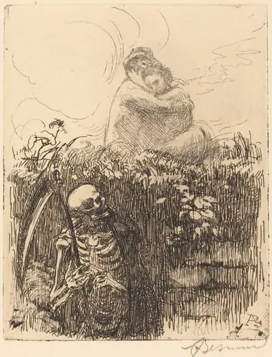 On the Lookout (Aux aguets), by Paul-Albert Besnard