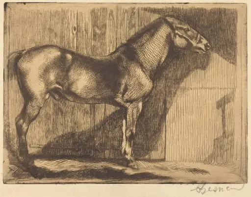 Pony (Le poney), by Paul-Albert Besnard
