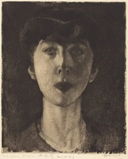 Queen Elisabeth of Belgium (La Reine Élisabeth de Belgique), by Paul-Albert Besnard