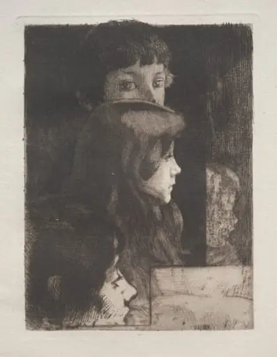 Study of Heads, by Paul-Albert Besnard