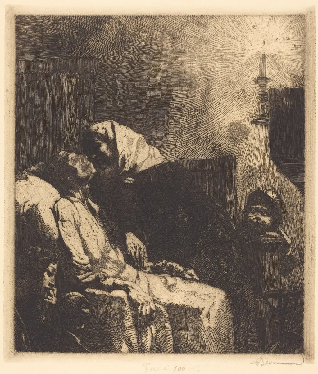 The End, by Paul-Albert Besnard, ink, 1883