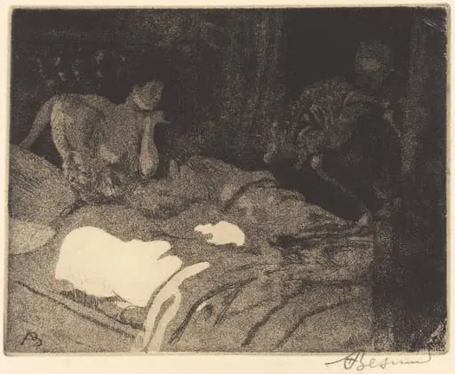 The Enigma (L'énigme), by Paul-Albert Besnard
