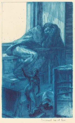 The Roman Studio (L'Atelier de Rome), by Paul-Albert Besnard