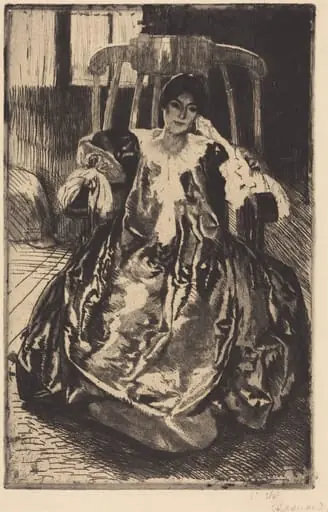 The Silk Gown (La robe de soie), by Paul-Albert Besnard