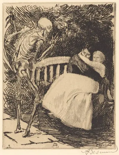 The Warning (L'avertissement), by Paul-Albert Besnard