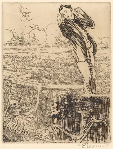 Vertigo (Le vertige), by Paul-Albert Besnard