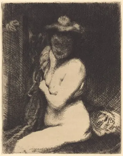 Woman at Her Toilette (La toilette), by Paul-Albert Besnard