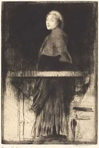 Woman in a Cape (La femme à la pèlerine), by Paul-Albert Besnard