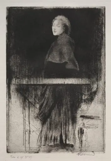 Woman with a Cape, by Paul-Albert Besnard