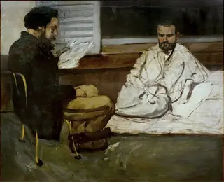 Paul Alexis lisant à Émile Zola (Paul Alexis Reading a Manuscript to Zola)