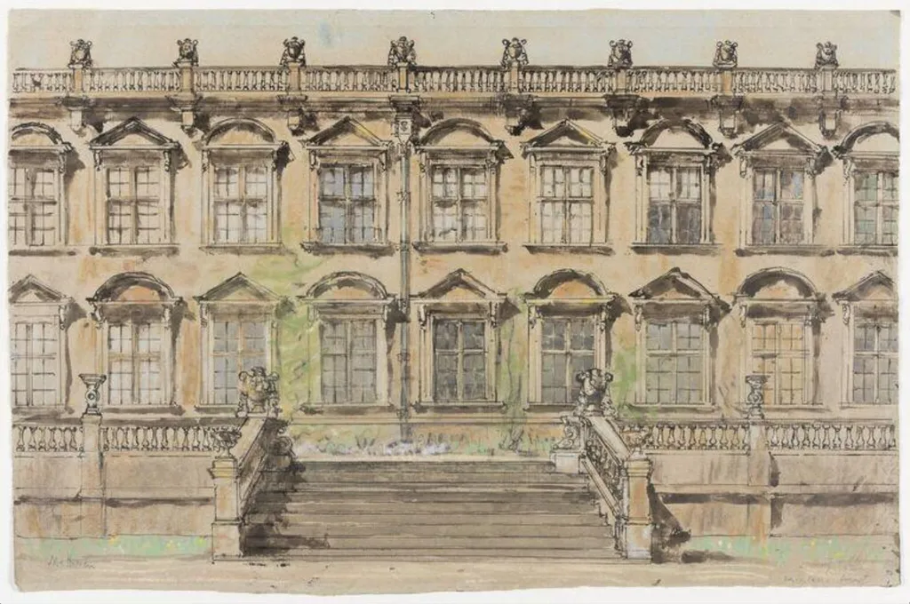 Brympton d'Evercy, by Paul Ayshford Methuen, watercolor