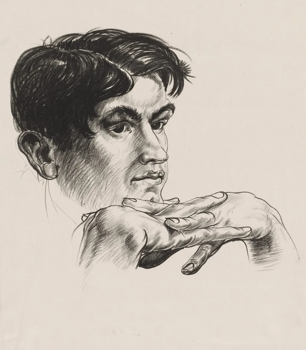 Man's Head, by Paul B. Travis, 1926