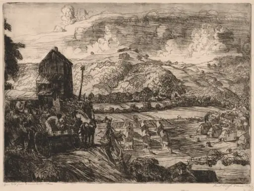 Our Hill from Dumstown, Ohio, by Paul B. Travis
