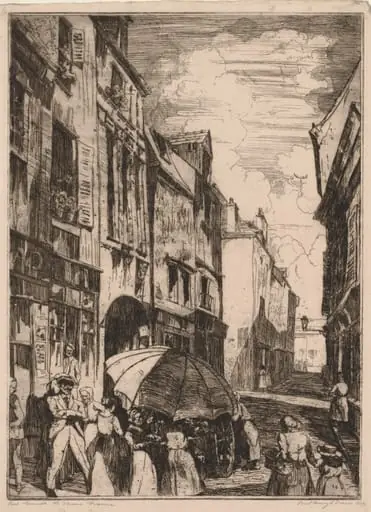 Rue Grande, Le Mans, France, by Paul B. Travis