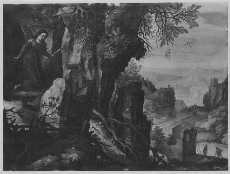 Büßende Magdalena, by Paul Bril, unspecified, 1596