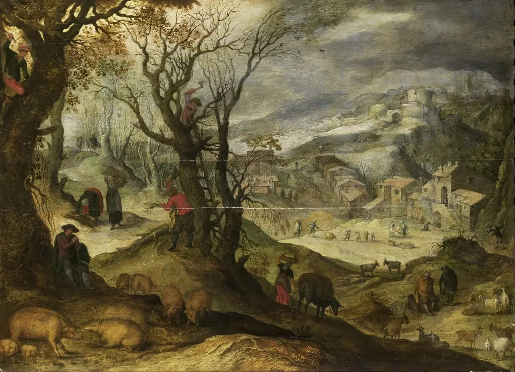 Winter Landscape, by Paul Bril