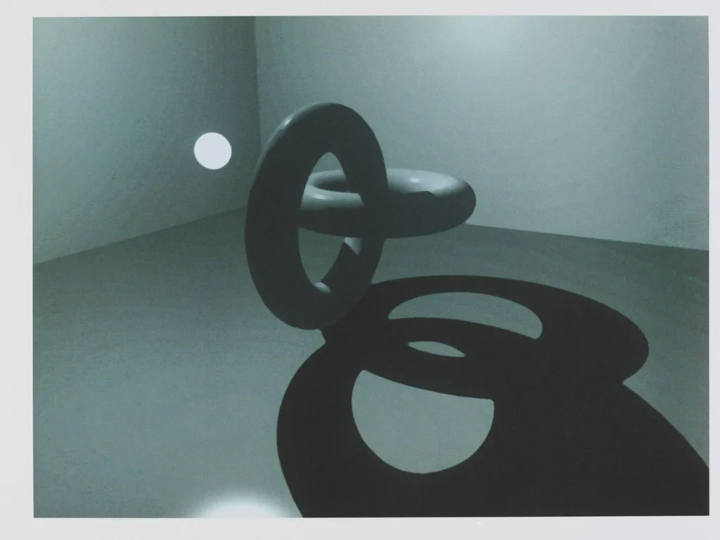 Sculpture Simulation, by Paul Brown, 1983