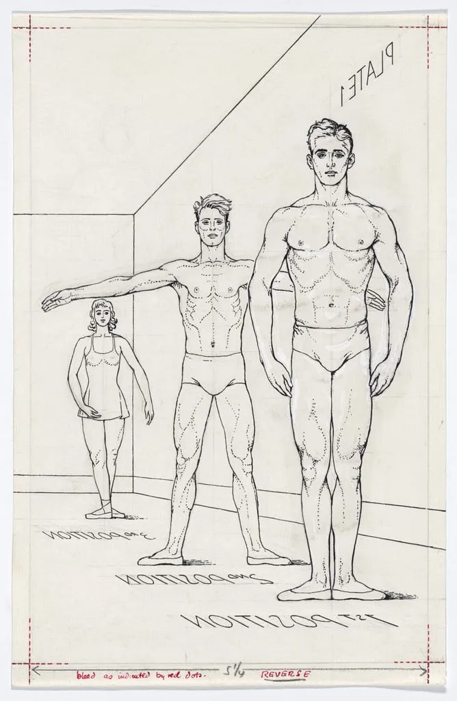 Untitled, by Paul Cadmus, gouache, 1939