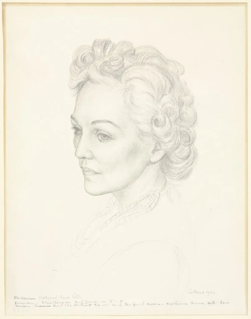 Untitled, by Paul Cadmus, graphite, 1942