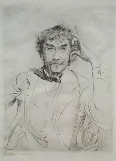 James MacNeill Whistler, by Paul César Helleu