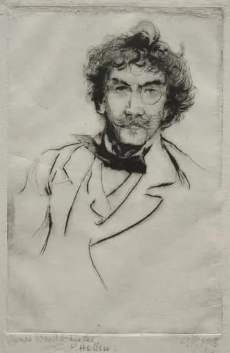 James MacNeill Whistler, by Paul César Helleu