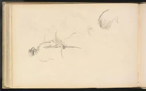 A Man seen from Behind, by Paul Cezanne